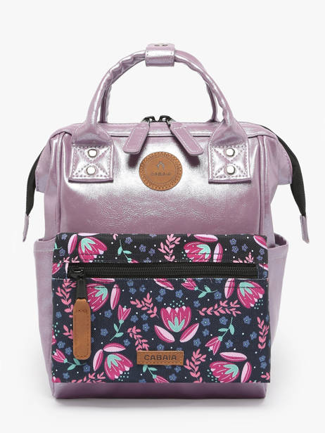 1 Compartment Backpack Cabaia Violet adventurer XS