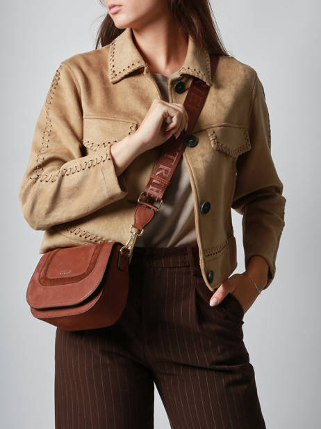 Crossbody Bag Lasso Etrier Brown lasso ELAS152S other view 1