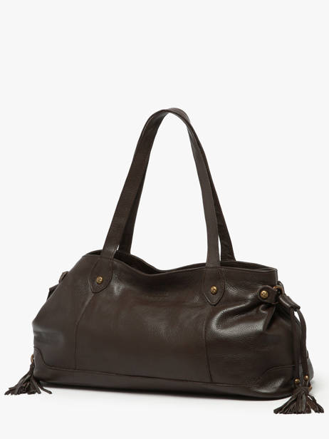 Handbag Cow Leather Basilic pepper Brown cow BCOW80 other view 2