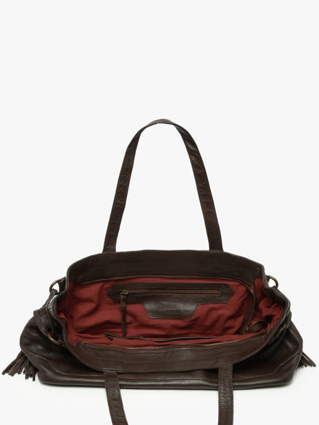 Handbag Cow Leather Basilic pepper Brown cow BCOW80 other view 3