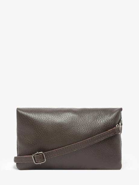 Sac Bandoulière Caviar Cuir Milano Marron caviar CA23067 vue secondaire 4