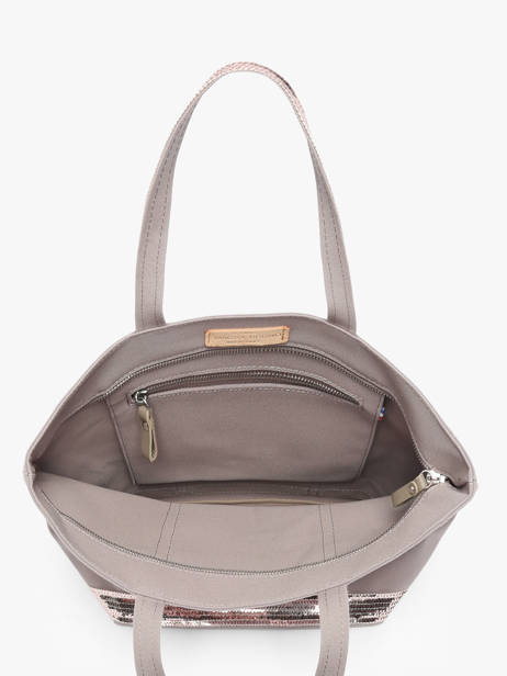 Satchel Cabas Cotton Vanessa bruno Gray cabas 1V40378 other view 3