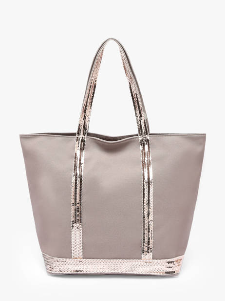 Satchel Cabas Cotton Vanessa bruno Gray cabas 1V40378 other view 4