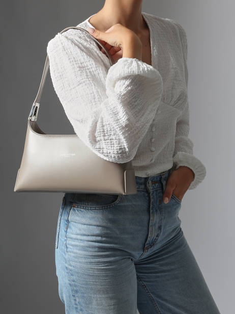 Sac Baguette Suave Cuir Lancaster Gris suave ace 20 vue secondaire 1