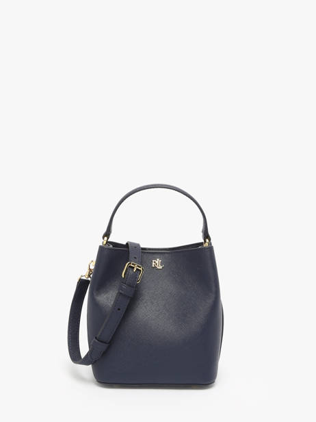 Sac Bandoulière Reese Cuir Lauren ralph lauren Bleu reese 31969365