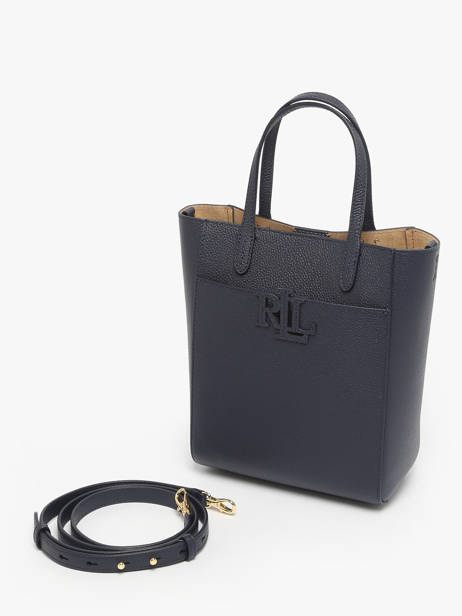 Shoulder Bag Cameryn Leather Lauren ralph lauren Blue cameryn 31966760 other view 1