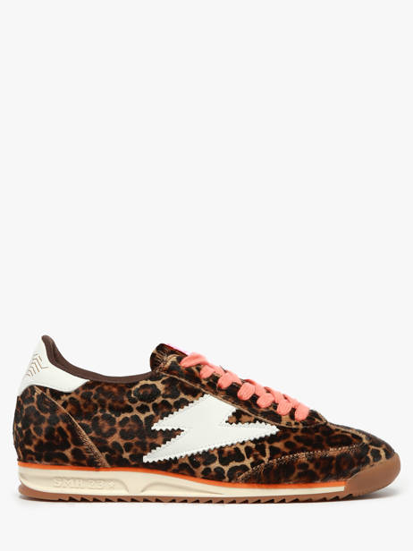 Sneakers Joyce In Leather Semerdjian Brown women JOYCE