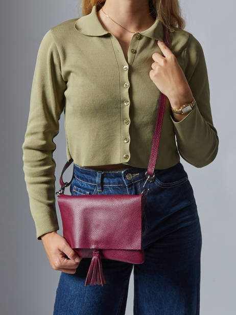 Crossbody Bag Caviar Leather Milano Red caviar CA22112 other view 1