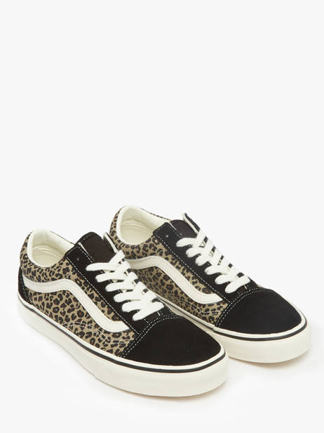 Sneakers En Cuir Vans Noir women D6WYY61 vue secondaire 1