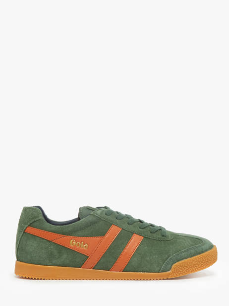 Sneakers In Leather Gola Green men CMA192
