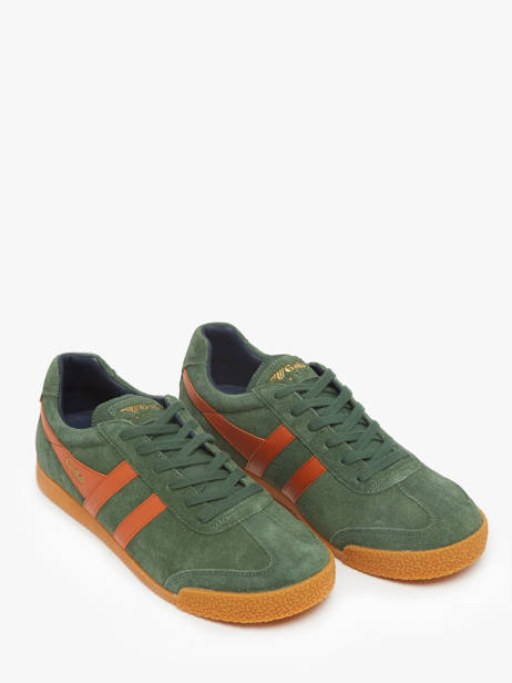Sneakers In Leather Gola Green men CMA192 other view 1