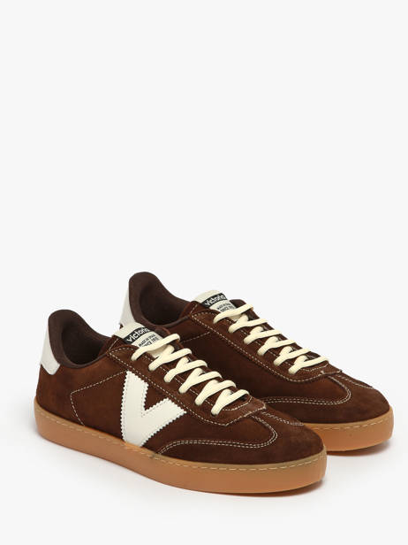 Sneakers En Cuir Victoria Marron women 1126218 vue secondaire 1