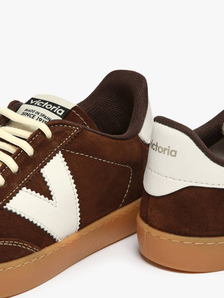 Sneakers En Cuir Victoria Marron women 1126218 vue secondaire 2