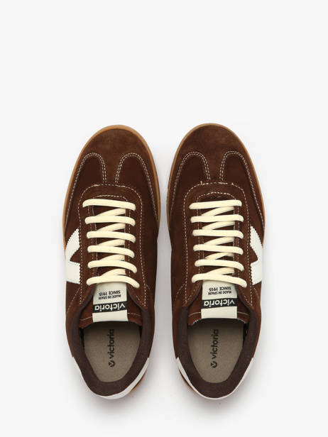 Sneakers En Cuir Victoria Marron women 1126218 vue secondaire 3