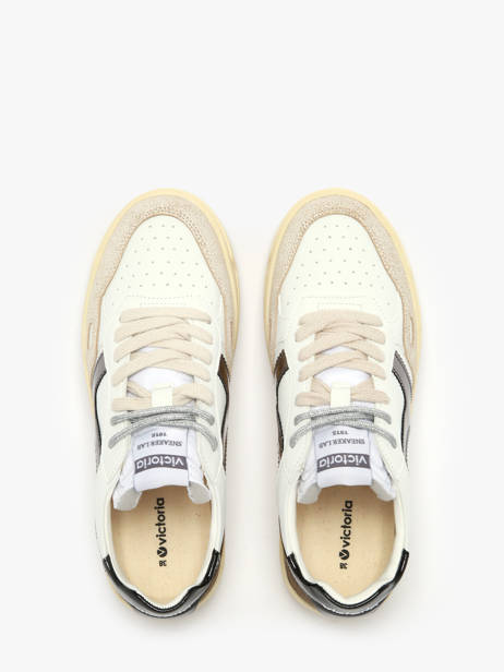 Sneakers En Cuir Victoria Blanc women 1257135 vue secondaire 3
