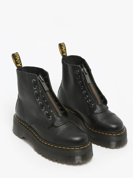 Sinclair Boots In Leather Dr martens Black women 22564001 other view 1