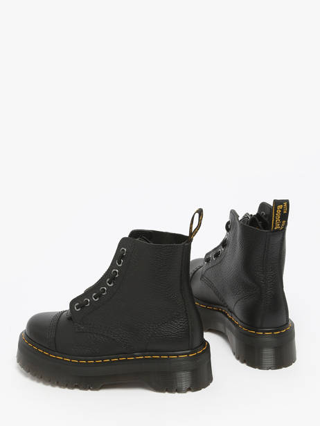 Sinclair Boots In Leather Dr martens Black women 22564001 other view 2