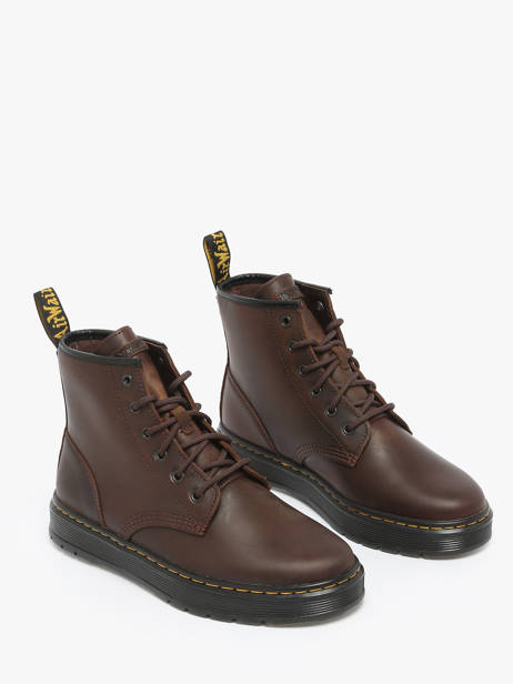 Boots In Leather Dr martens Brown men 41681200 other view 1