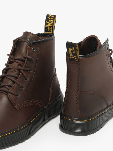 Boots In Leather Dr martens Brown men 41681200 other view 2