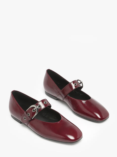 Ballerines En Cuir Gabor Rouge accessoires 25 vue secondaire 1