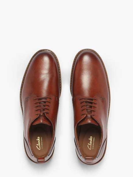 Derby Shoes In Leather Clarks Brown men 26183252 other view 3