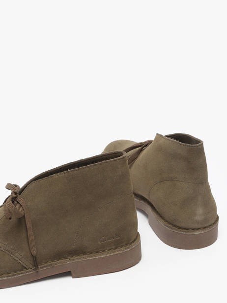 Boots In Leather Clarks Green men 26183838 other view 2