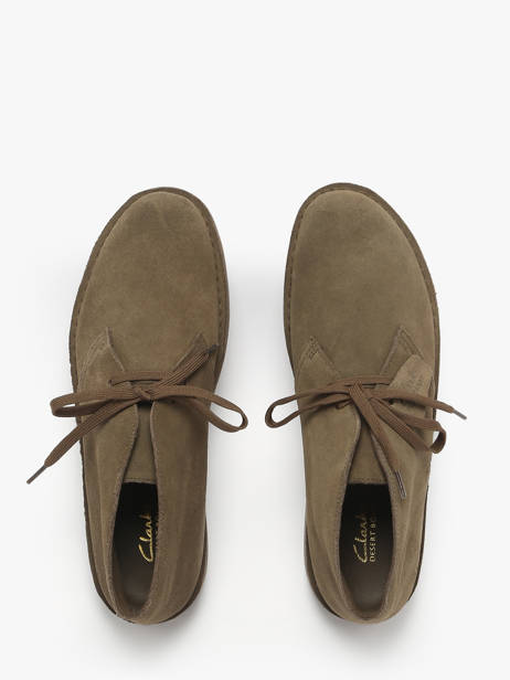 Boots In Leather Clarks Green men 26183838 other view 3