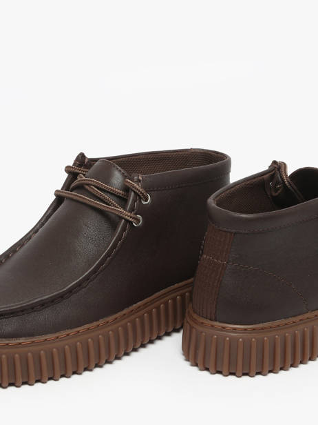 Ankle Derby Shoes In Leather Clarks Brown men 26183425 other view 2