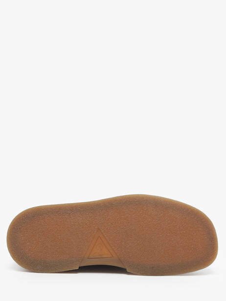 Ankle Derby Shoes In Leather Clarks Brown men 26184609 other view 4
