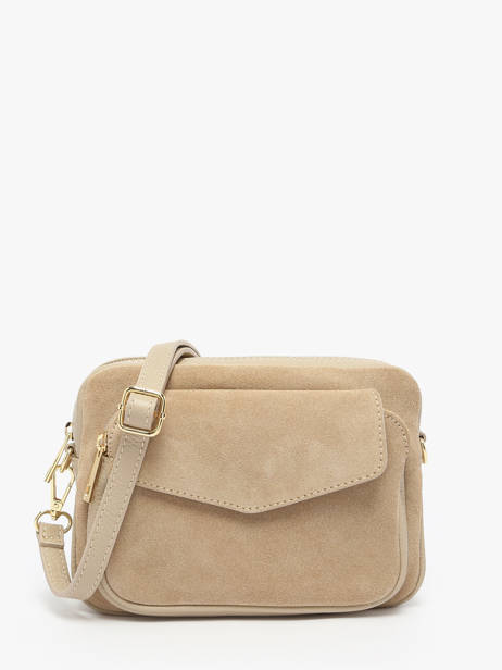 Sac Bandoulière Velvet Caviar Cuir Milano Beige velvet caviar VC25067