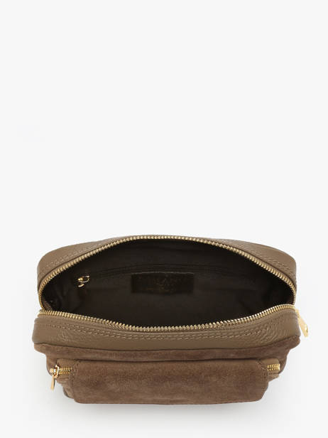Shoulder Bag Velvet Caviar Leather Milano Brown velvet caviar VC25067 other view 2