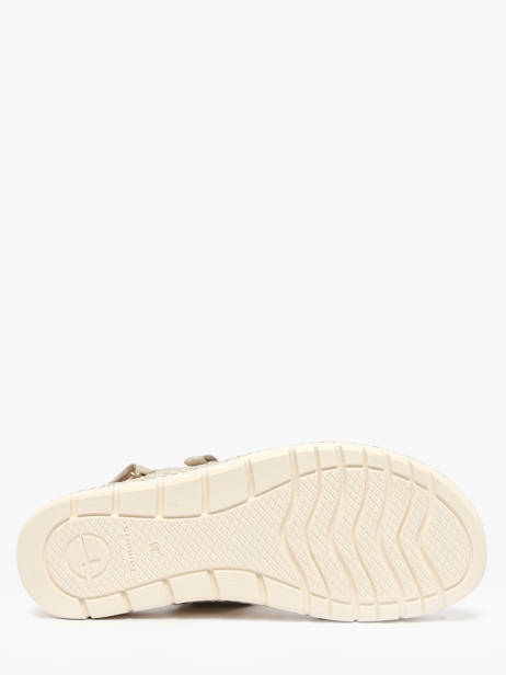 Sandales En Cuir Tamaris Beige accessoires 44 vue secondaire 4