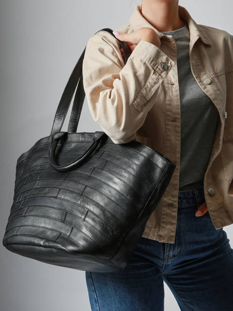Shoulder Bag Heritage Leather Biba Black heritage LEB1L other view 1
