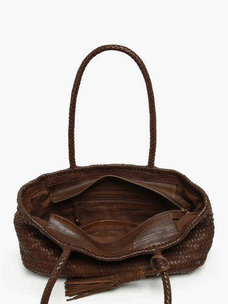 Shoulder Bag Heritage Leather Biba Brown heritage PER10L other view 3