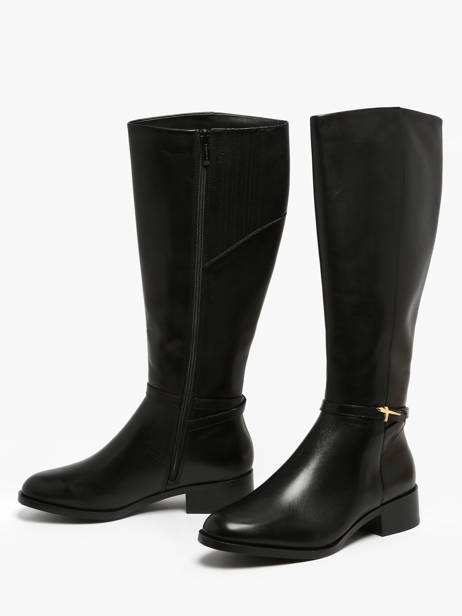 Bottes Cavalières En Cuir Tamaris Noir accessoires 43 vue secondaire 3