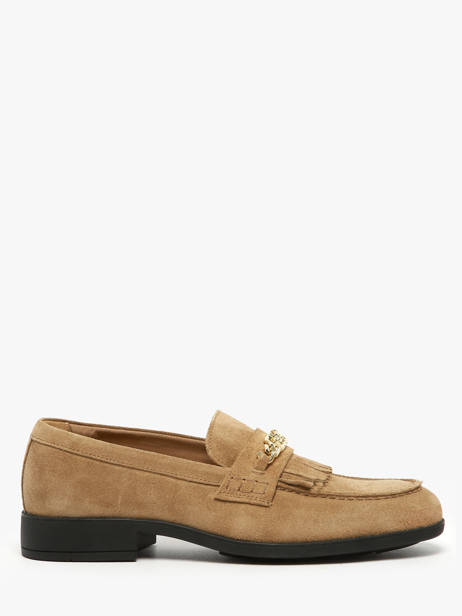 Mocassins En Cuir Tommy hilfiger Beige accessoires 8972RBC