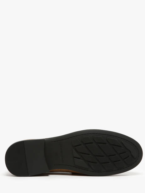 Mocassins En Cuir Tommy hilfiger Beige accessoires 8972RBC vue secondaire 4