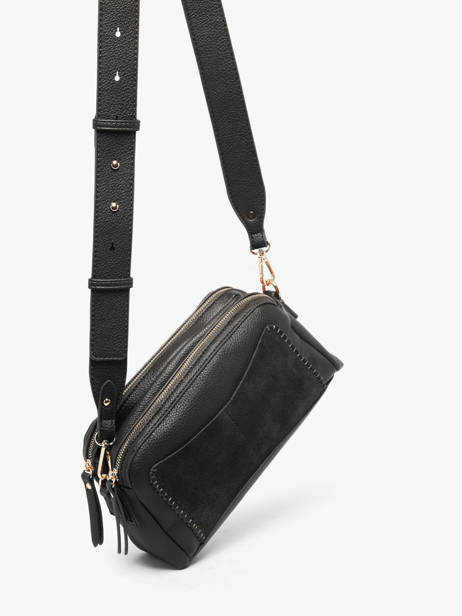 Sac Bandoulière Brodery Torrow Noir brodery TBRO04 vue secondaire 2