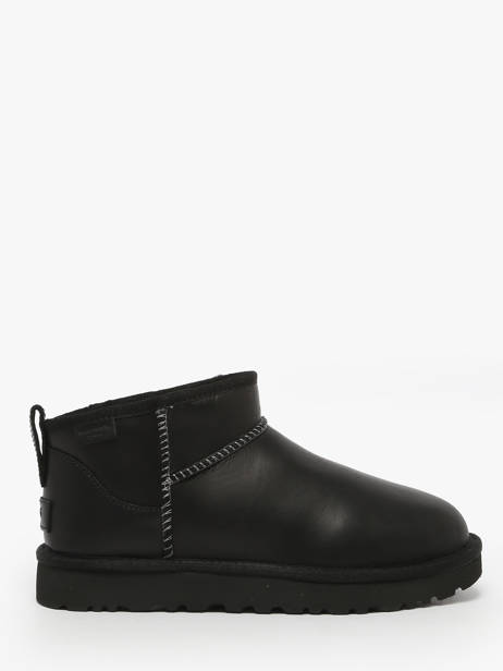 Bottines En Cuir Ugg Noir accessoires 1163490