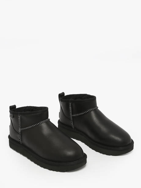 Bottines En Cuir Ugg Noir accessoires 1163490 vue secondaire 1