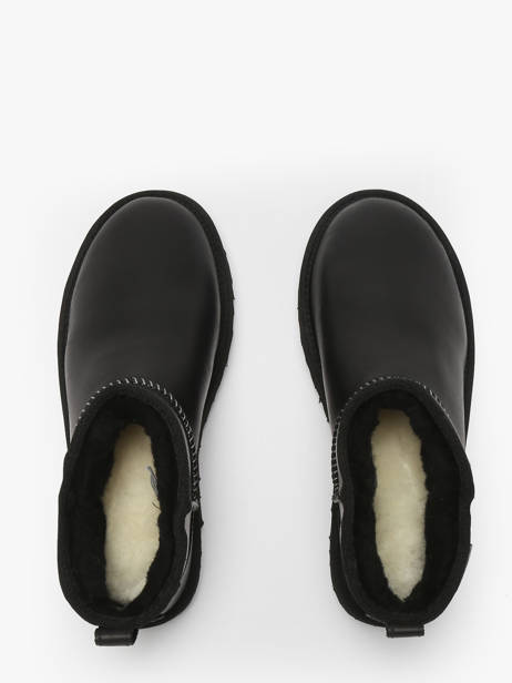 Bottines En Cuir Ugg Noir accessoires 1163490 vue secondaire 3