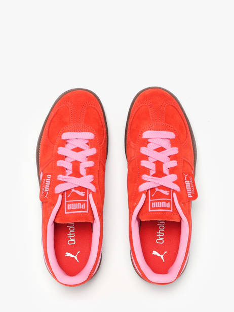 Sneakers En Cuir Puma Rouge accessoires 39646372 vue secondaire 3