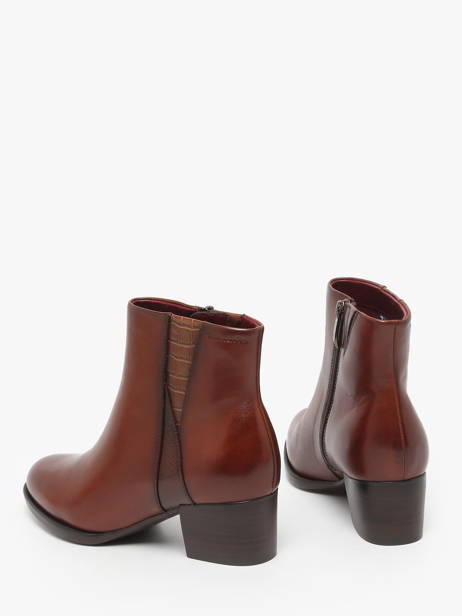 Bottines à Talon En Cuir Tamaris Marron accessoires 45 vue secondaire 2