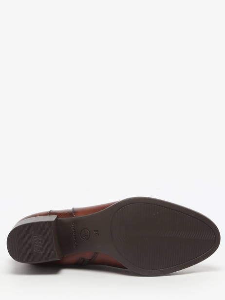 Bottines à Talon En Cuir Tamaris Marron accessoires 45 vue secondaire 4
