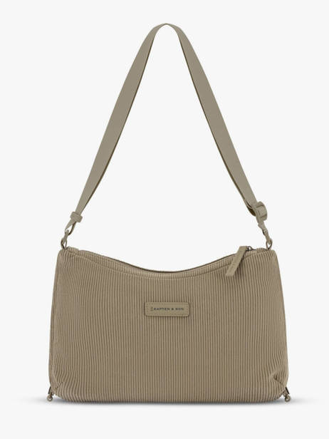Crossbody Bag Kapten and son Green cord SC