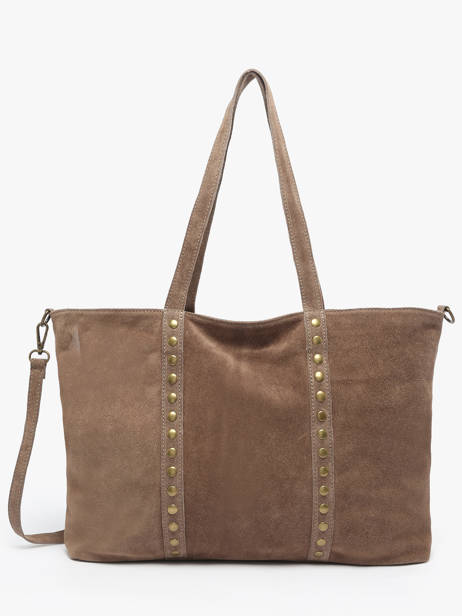 Shoulder Bag Velvet Milano Brown velvet VE24113