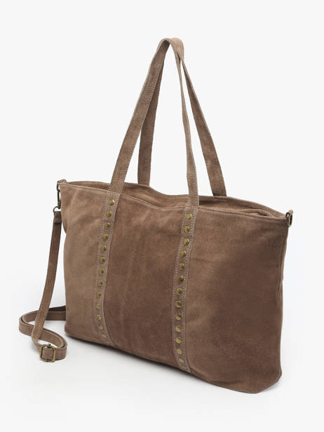 Shoulder Bag Velvet Milano Brown velvet VE24113 other view 2