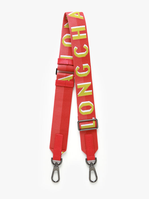 Longchamp Bandoulière ombrée Bijoux Rouge
