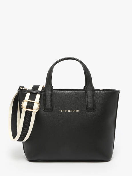 Shoulder Bag Th Logotape Polyurethane Tommy hilfiger Black th logotape AW17448