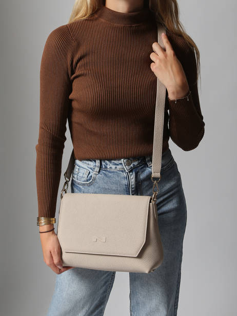 Leather Tycia Crossbody Bag Nathan baume Beige victoria 89 other view 1